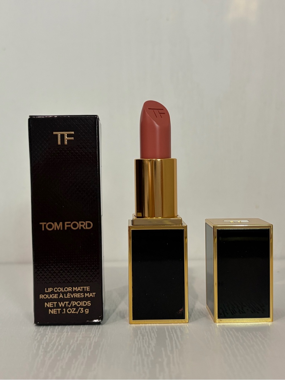 Tom Ford Lip Color Matte Lipstick 09 FIRST TIME 3g / 0.1 oz Full Size NEW in Box